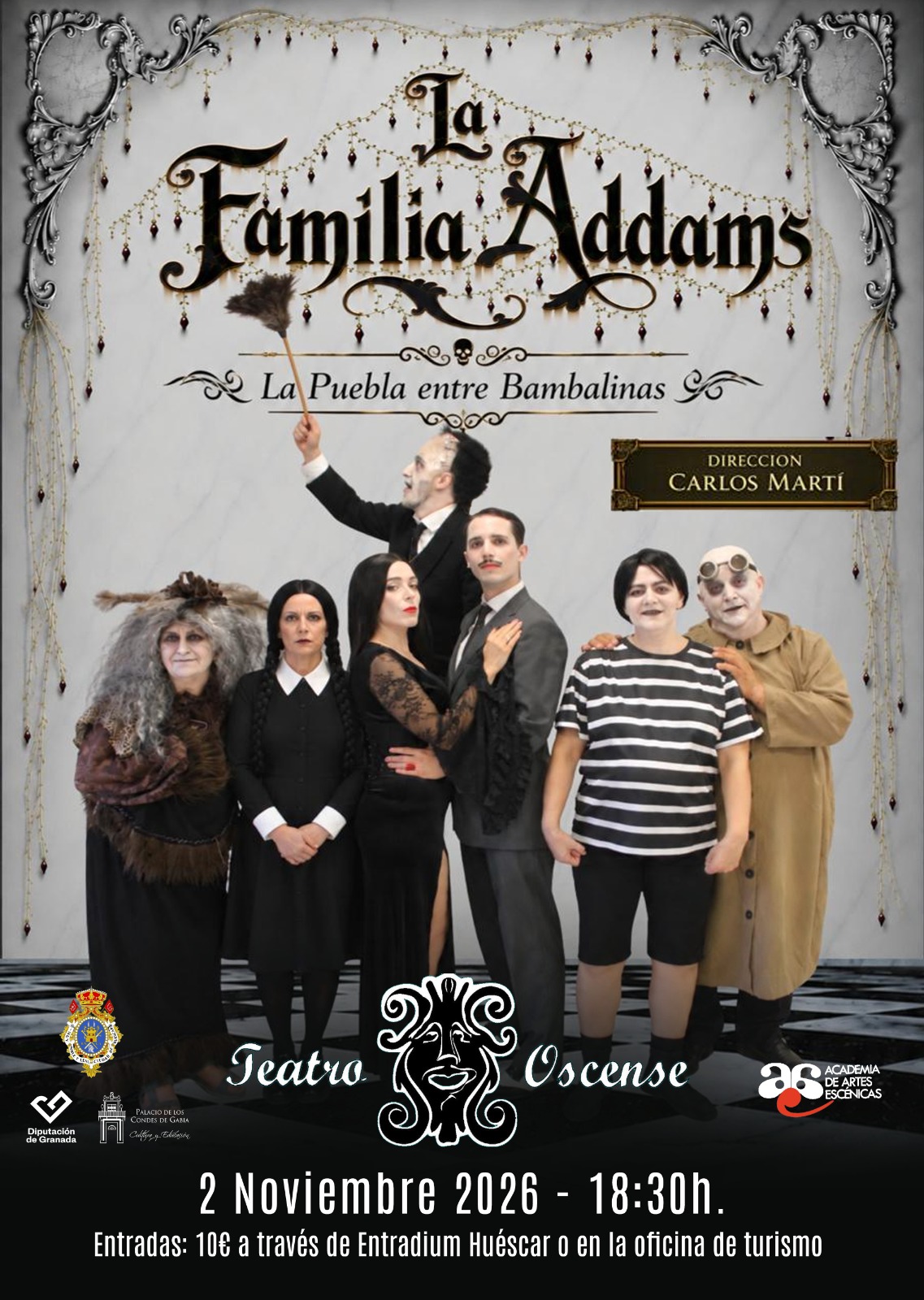 La Familia Adams en el Teatro Oscense 21